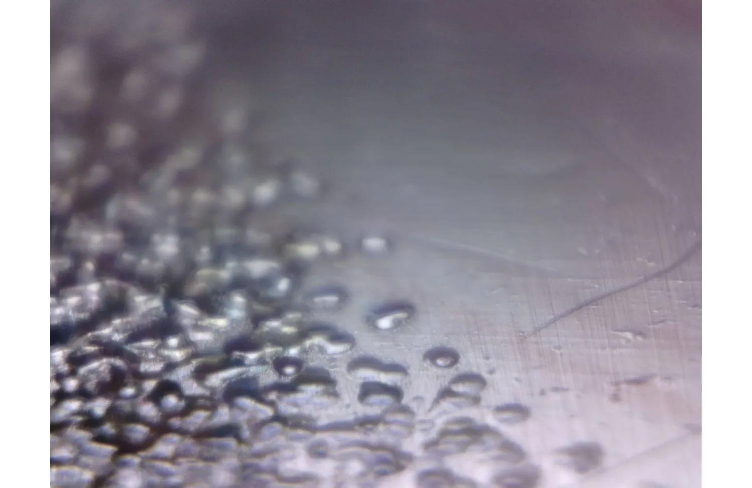 The visualized droplets of morphing forgery